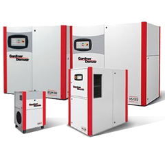 Compresseurs à vis rotative lubrifiée Gardner Denver