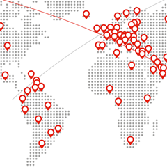 toda la red mundial de distribuidores