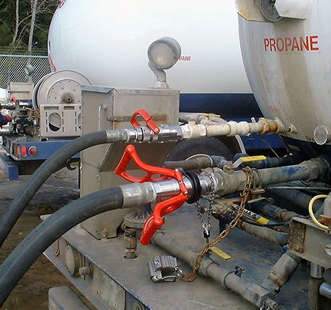 Acoplador TODO GAS en una instalación de LPG en USA